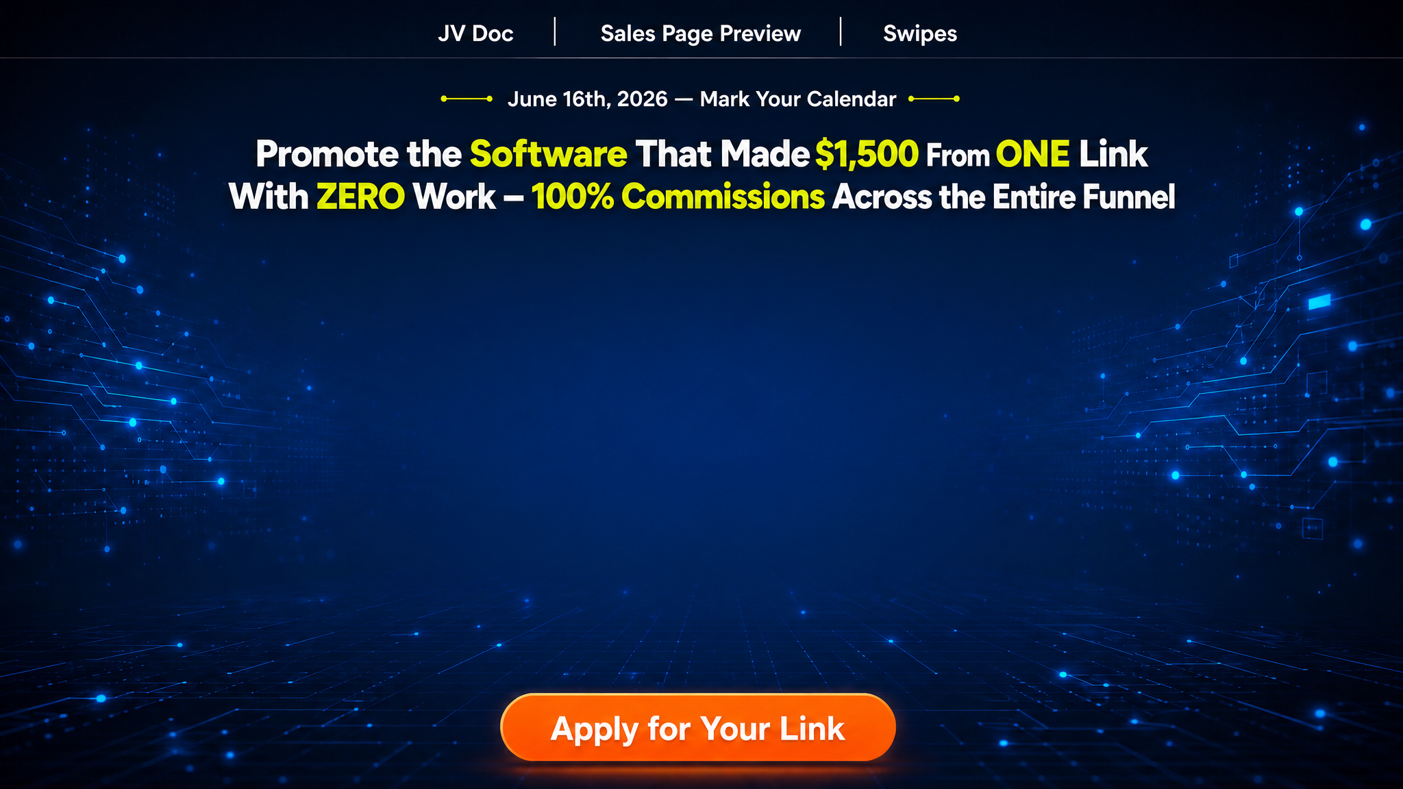 Promote the Software That Made $1,500 From ONE Link With ZERO Work — 100% Commissions Across the Entire Funnel
