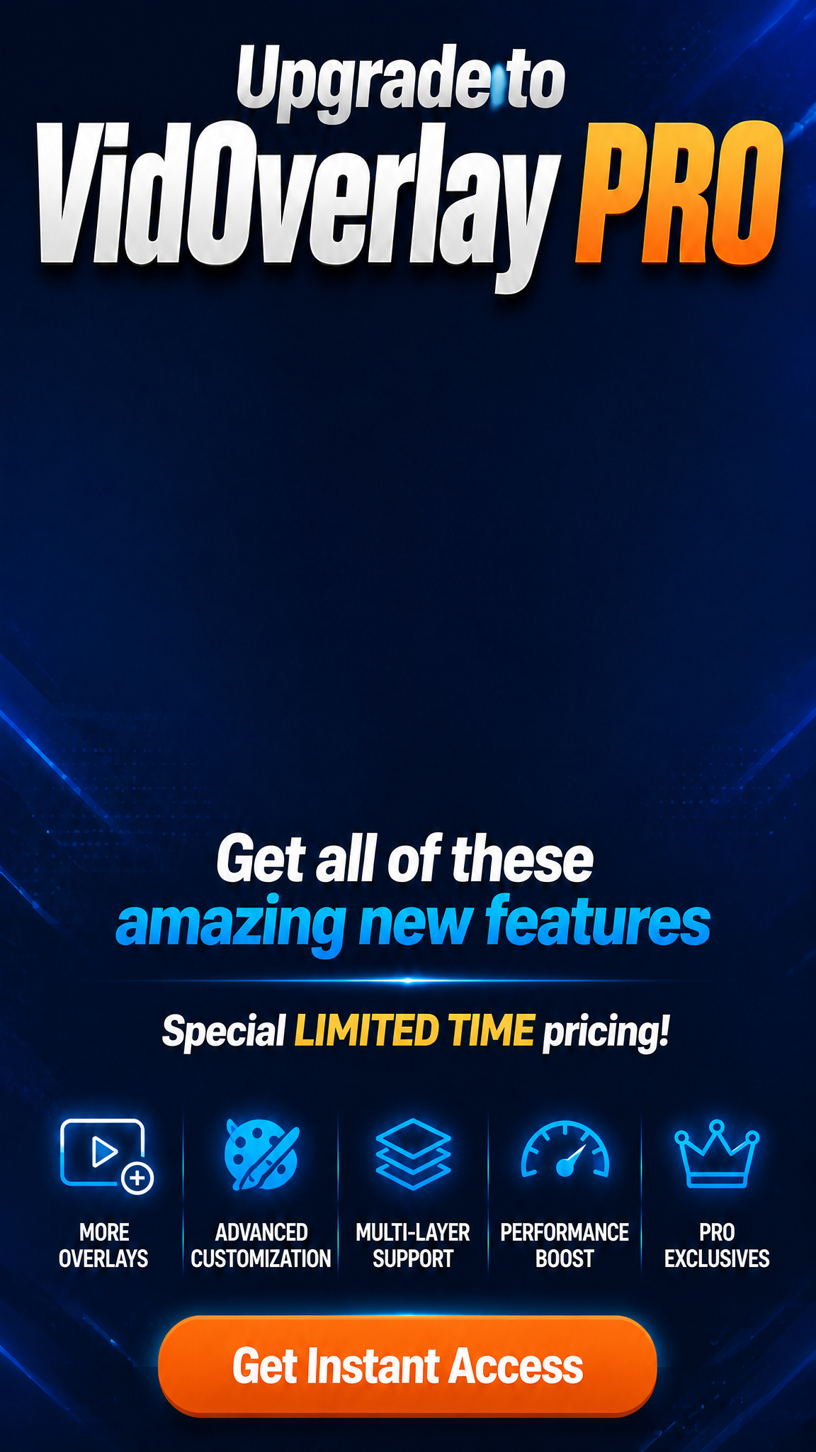 Upgrade to VidOverlay PRO